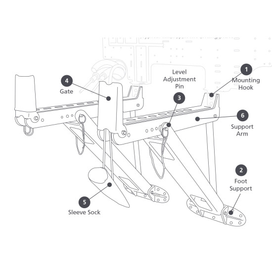 Mini-split installation support bracket, Mighty Bracket, Xtra