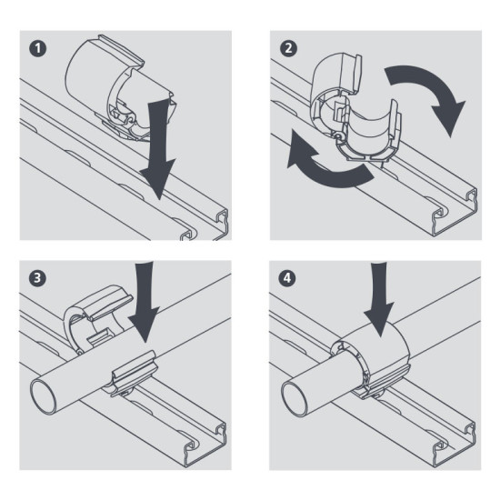 PIPE FASTENING SYSTEM QPC,S 7/8 ASPEN