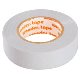 Electrician insulating tape 20m x 19mm,White colour from WONDER ....