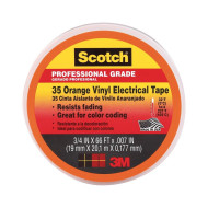 Electrician insulating tape 20m x 19mm,Orange colour from SCOTCH 3M ...