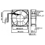 ΑΝΕΜΙΣΤΗΡΑΣ 09#09cm, ΤΕΤΡΑΓΩΝΟΣ ΜΕ ΚΟΥΖΙΝΕΤΟ, 220V, ACRTOOLS