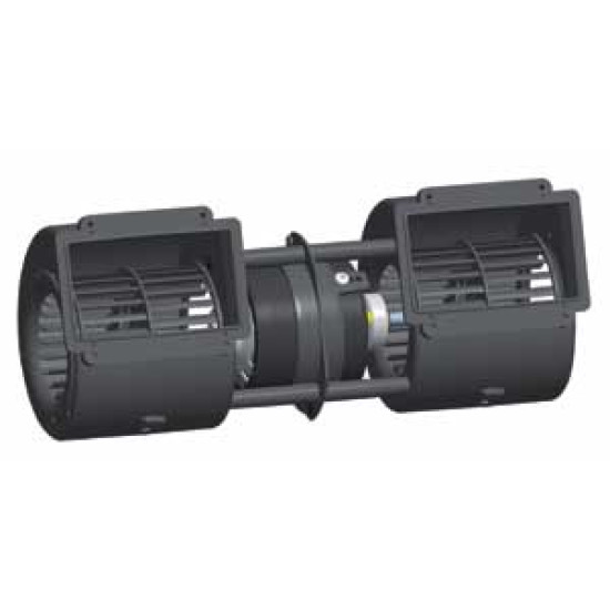FAN 002-V45-02 24V WITH DOUBLE  TURBINES  3 SPEED - 740m3/h  "SPAL"