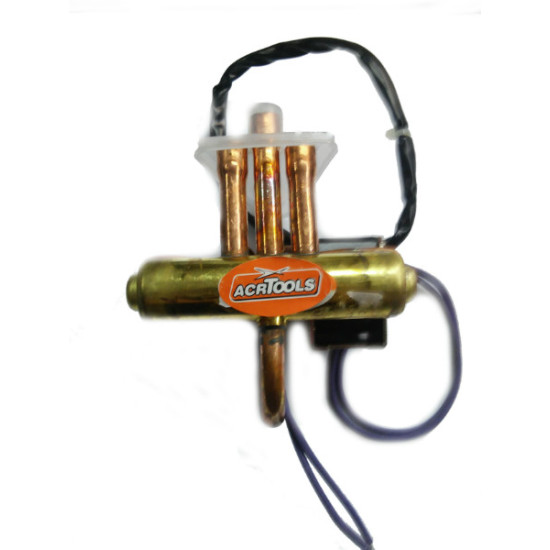 VALVE FOUR-WAY 3/8 (# 5/16 ") WITH COIL   "ACRTOOLS"