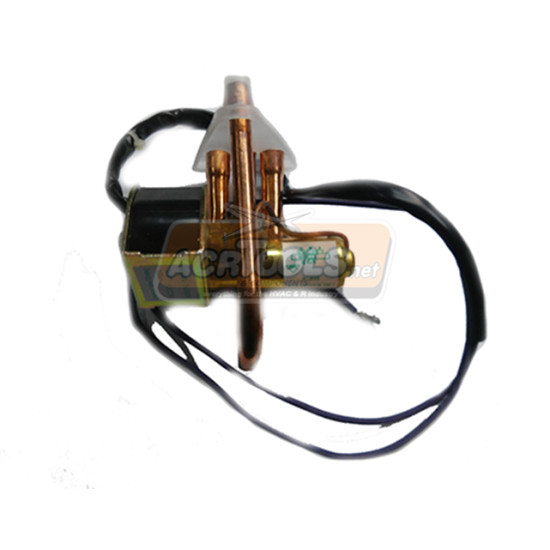 VALVE FOUR-WAY 3/8 (# 5/16 ") WITH COIL   "ACRTOOLS"