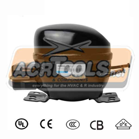 Domestic Compressor ADW66, 1/6ΗΡ, R134a, LOW, ACRTOOLS