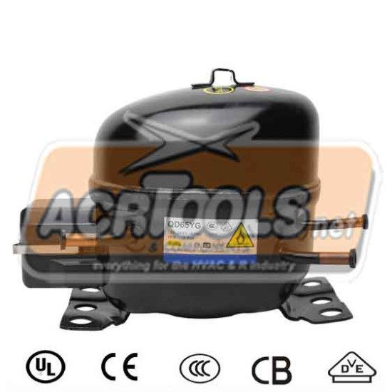 Domestic Compressor QD65YG, 1/8ΗΡ, R600a, LOW, ACRTOOLS