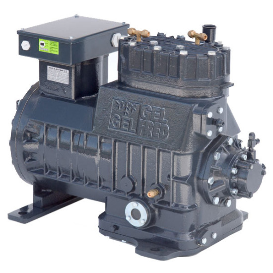 SEMI HERMETIC COMPRESSOR 18GR60.3X (180X-G9R-66),  3CYLINDERS, 18HP, GELPHA COMPRESSORS