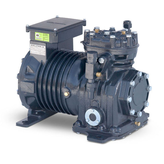 SEMI HERMETIC COMPRESSOR  4L19.2X (40X-GL-57.5), 2CYLINDERS, 4HP, GELPHA COMPRESSORS