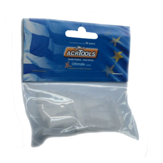TRANSPARENT PLASTIC COVER (20pcs.) FOR 6.3 TERMINAL "ACRTOOLS" TRANSPARENT PLASTIC COVER (20pcs.) FOR 6.3 TERMINAL "ACRTOOLS"