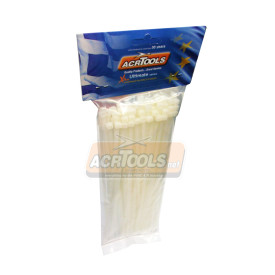 NYLON TIES 280 # 4.5mm, WHITE, ACRTOOLS ...