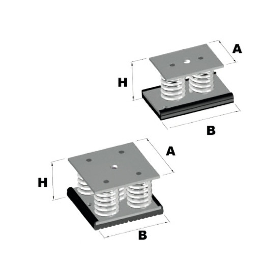 ANTIVIBRATION-MS.200 (2 Springs) BASE SPRING "ACRTOOLS" ANTIVIBRATION-MS.200 (2 Springs) BASE SPRING "ACRTOOLS"