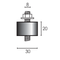 ANTIVIBRATION installpack ACR35Β sm, set of 4 pcs ACRTOOLS... ANTIVIBRATION installpack ACR35Β sm, set of 4 pcs ACRTOOLS...