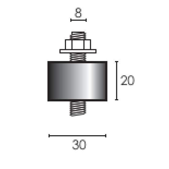 ANTIVIBRATION installpack ACR35Β sm, set of 4 pcs ACRTOOLS... ANTIVIBRATION installpack ACR35Β sm, set of 4 pcs ACRTOOLS...
