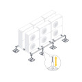 Support  system 4 units, 2m, "Standard"
