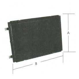 ALUMINIUM CONDENSER PARALLEL FLOW 12"#24" or 305#610mm "OMEGA"