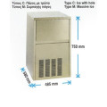 ICEMAKER  ACR400C,  40Kg / 24h, ,ACRTOOLS, R404A
