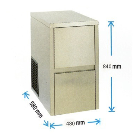 ICEMAKER  ACR600M,  60Kg / 24h, ,ACRTOOLS, R404A