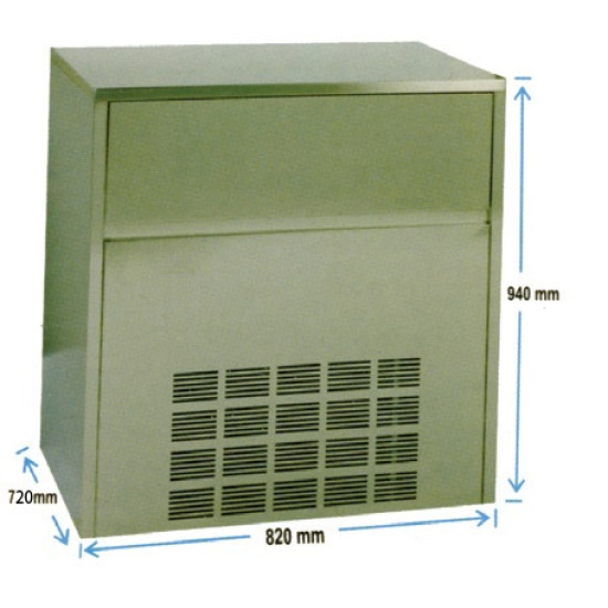 ICEMAKER ACR 250F,  250Kg / 24h,,ice Trim ,ACRTOOLS