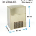 ICEMAKER  ACR 800Μ,  80Kg / 24h, ,ACRTOOLS, R404A