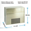 ICEMAKER  ACR 1200C,  120Kg / 24h, ,ACRTOOLS, R404A