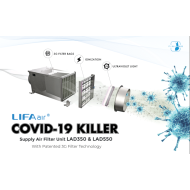 3G FILTER Indoor Air Quality,LAD350 against Covid19,898x418x265mm,LIFA air ...