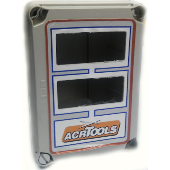 PLASTIC BOX OF ELECTRONIC CONTROLLER (2 SLOTS) "ACRTOOLS" PLASTIC BOX OF ELECTRONIC CONTROLLER (2 SLOTS) "ACRTOOLS"