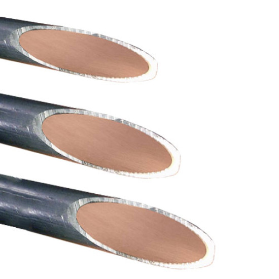ACR DUAL insulated pipe,  insulation thickness 9mm, 3/8"  (30m), Aluminum-copper