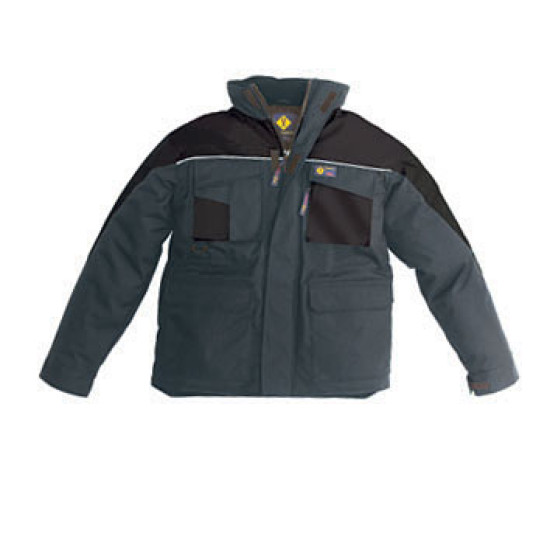 PADDED WORK JACKET "YUKON" ,GREY, XXLARGE  "ACRTOOLS"
