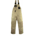 MULTI-POCKET BIB OVERALL "TANK" LARGE BEIGE  "ACRTOOLS" 