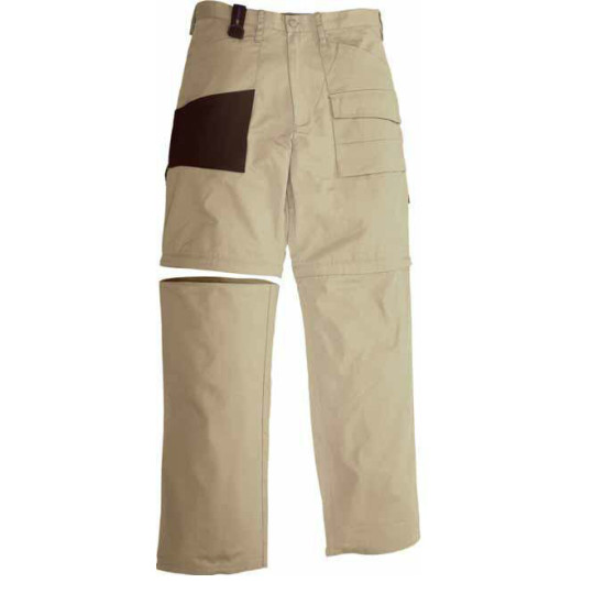 TROUSER / SHORTS "ASIR" XXXLARGE BEIGE  "ACRTOOLS" 