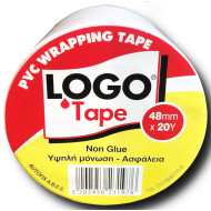 ΤΑΙΝΙΑ ΚΛΙΜΑΤΙΣΤΙΚΟΥ PVC , ΧΩΡΙΣ ΚΟΛΛΑ , ΑΣΠΡΗ , 18m , LOGO ...