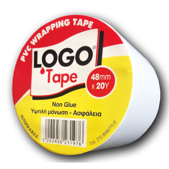 PVC ELECTRICAL TAPE for A/C WHITE without GLUE, 18m, LOGO PVC ELECTRICAL TAPE for A/C WHITE without GLUE, 18m, LOGO