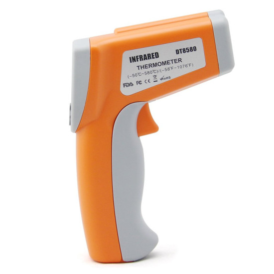 PROFESSIONAL INFRARED DIGITAL THERMOMETER - Lasergun 1:16,-50/+580C, ACRTOOLS...
