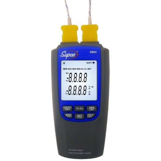 EM60--DUAL DIFFERENTIAL THERMOMETER,SUPCO EM60--DUAL DIFFERENTIAL THERMOMETER,SUPCO