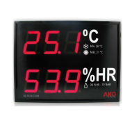 Temperature-Humidity meter of large dimencions ,D17023,-9/+60ºC,230V,AKO ...