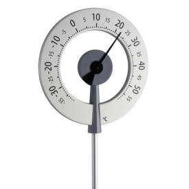  'Lollipop' design garden thermometer  -35/+55 