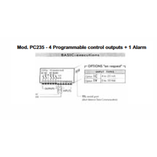 Controller with 4 programmable stages & alarm through pressure sensor,flush mount,PC235,12v --> 220v,ACRTOOLS...