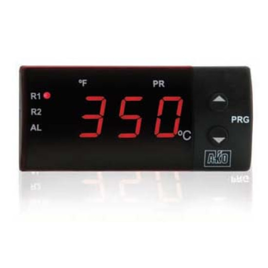 Temperature controller ΑΚΟ-14721 Range from -50.0ºC to +600ºC, 2 relays, panel mounting "AKO" Temperature controller ΑΚΟ-14721 Range from -50.0ºC to +600ºC, 2 relays, panel mounting "AKO"