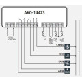 Temperature controller with 4 relay,14423,-50/+150ºC,230V,timer defrost,alarm,decimal point,AKO ... Temperature controller with 4 relay,14423,-50/+150ºC,230V,timer defrost,alarm,decimal point,AKO ...