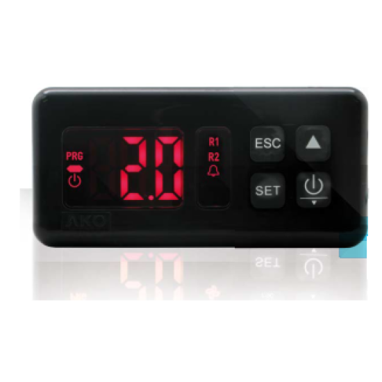 Controller D14726,4-20mA,up to 1000ºC,2 programmable outputs,230V,AKO...
