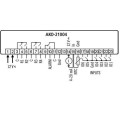 CONTROLLER 4 STAGES MULTI-STEP CONTROL PANEL MOUNT 14540,4pr outp+al "AKO"
