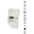 ERT100-LCD-IR - Wall mount 230VAC Thermostat, Heat-Pump configuration, 12-hour timer and an option for a Remote Control Unit ERT100-LCD-IR - Wall mount 230VAC Thermostat, Heat-Pump configuration, 12-hour timer and an option for a Remote Control Unit