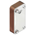 Heat Exchanger ZC450*40P, suitable also with R410a, 35mm OD-2"NPT, 48ΚW, "ZILMET" Heat Exchanger ZC450*40P, suitable also with R410a, 35mm OD-2"NPT, 48ΚW, "ZILMET"