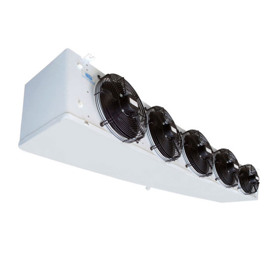 CUBIC UNIT COOLER HIGH TEMPERATURES, EC155Α (SC2: 14.28 kW, Τinlet 0°C ), w/o heaters, GARCIA CAMARA Spain