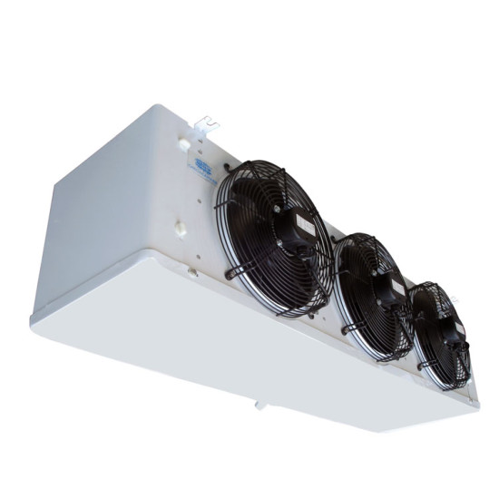 CUBIC UNIT COOLER LOW TEMPERATURES, EC170BE (SC3:12.49 kW, Τinlet -18°C ), with heaters, GARCIA CAMARA Spain