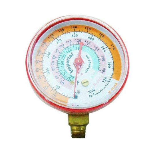 GAUGE REFRIGERANT HIGH, 422CR R22,410a,404a, IMPERIAL GAUGE REFRIGERANT HIGH, 422CR R22,410a,404a, IMPERIAL