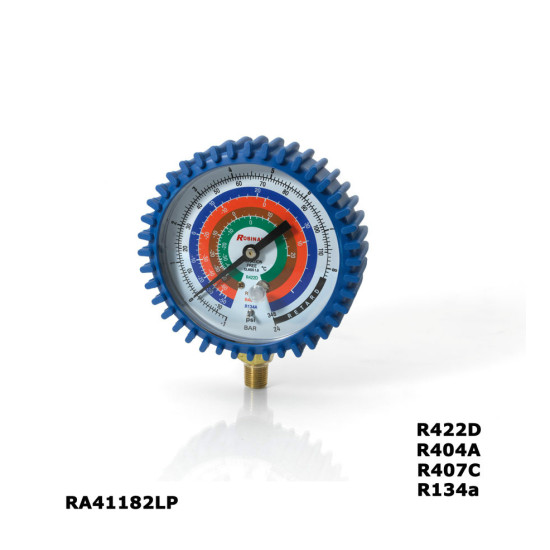 ΜΑΝΟΜΕΤΡΟ ΧΑΜΗΛΗΣ ΑΠΛΟ RA41182LP, R422D, R404A, R407C, R134a (C) ROBINAIR ΜΑΝΟΜΕΤΡΟ ΧΑΜΗΛΗΣ ΑΠΛΟ RA41182LP, R422D, R404A, R407C, R134a (C) ROBINAIR