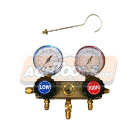 ΜΑΝΟΜΕΤΡΟΥ ΚΑΣΑ 2ΠΛH, ΑΛΟΥΜ., υγροδ. "med.cost", R134a, ACRTOOLS...