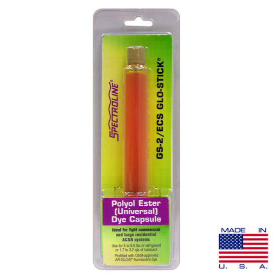 DYE CAPSULES (Patented) GS-2/ΕCS ESTER.GLO-STICK, SPECTROLΙΝΕ USA DYE CAPSULES (Patented) GS-2/ΕCS ESTER.GLO-STICK, SPECTROLΙΝΕ USA