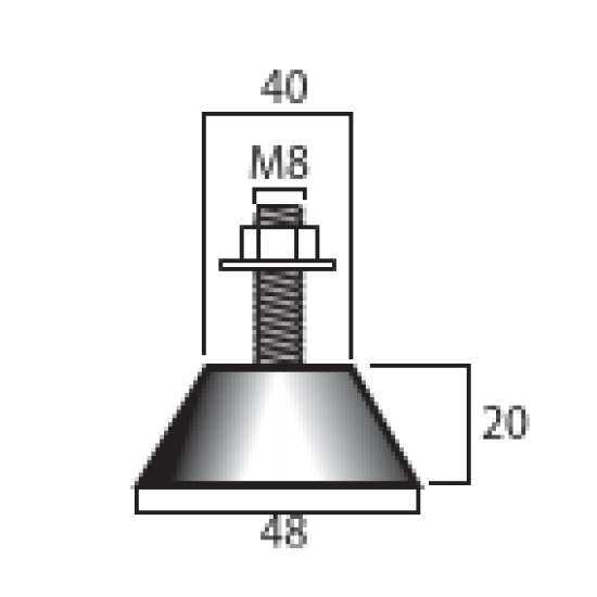 ΑΝΤΙΚΡΑΔΑΣΜΙΚΗ ρυθμιζόμενη ΒΑΣΗ A/C,ACRCONEM10 Big Foot,set 4τμχ., ACRTOOLS... ΑΝΤΙΚΡΑΔΑΣΜΙΚΗ ρυθμιζόμενη ΒΑΣΗ A/C,ACRCONEM10 Big Foot,set 4τμχ., ACRTOOLS...